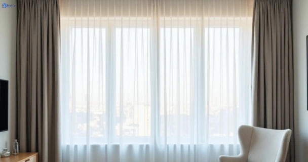 Restored vibrant drapes in paradise-beach-nsw QLD after Matty Curtain Cleaning